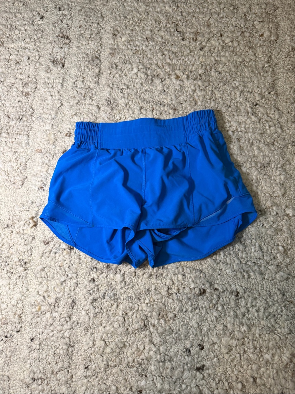 lululemon athletica electric blue shorts